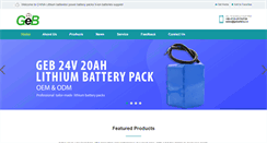Desktop Screenshot of gebattery.co